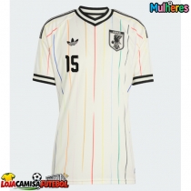 Camisa de Futebol Japão Daichi Kamada #15 Equipamento Secundário Mulheres Mundo 2026 Manga Curta